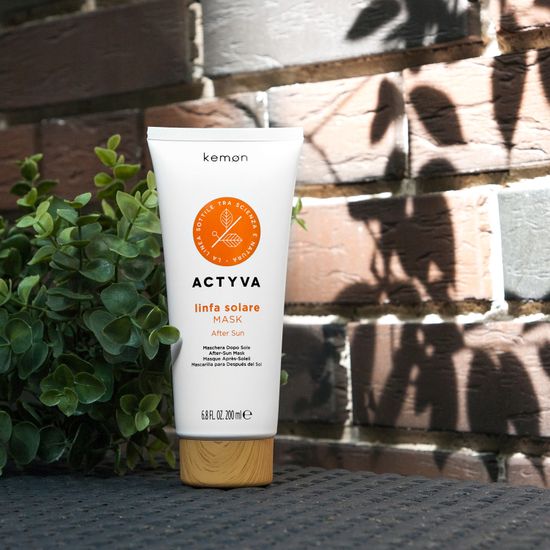 Kemon Маска для волос после пребывания на солнце Actyva Linfa Solare Mask Velian, 200 мл