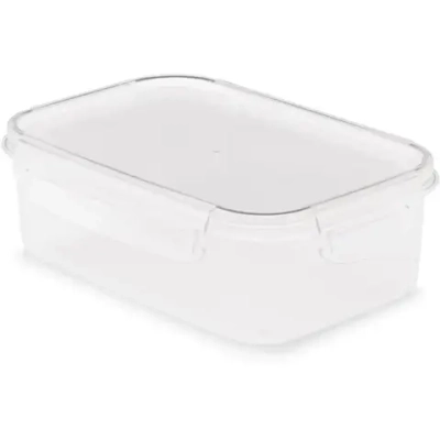 Емкость для СВЧ Прайм 1л прямоугольная (на защелках)