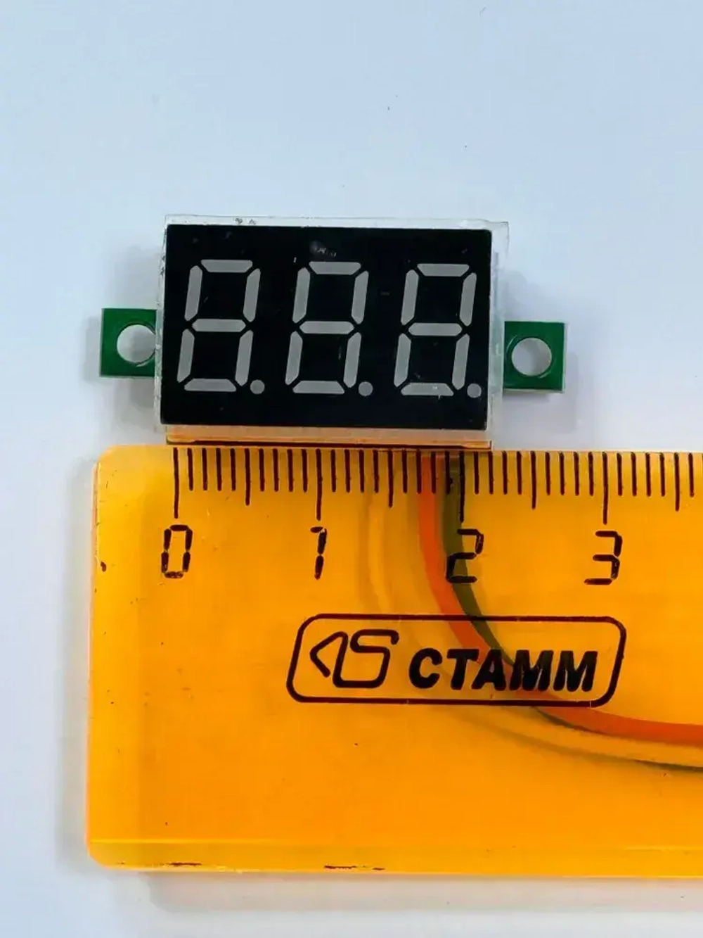 Модуль вольтметра 0-100 Вольт Красный