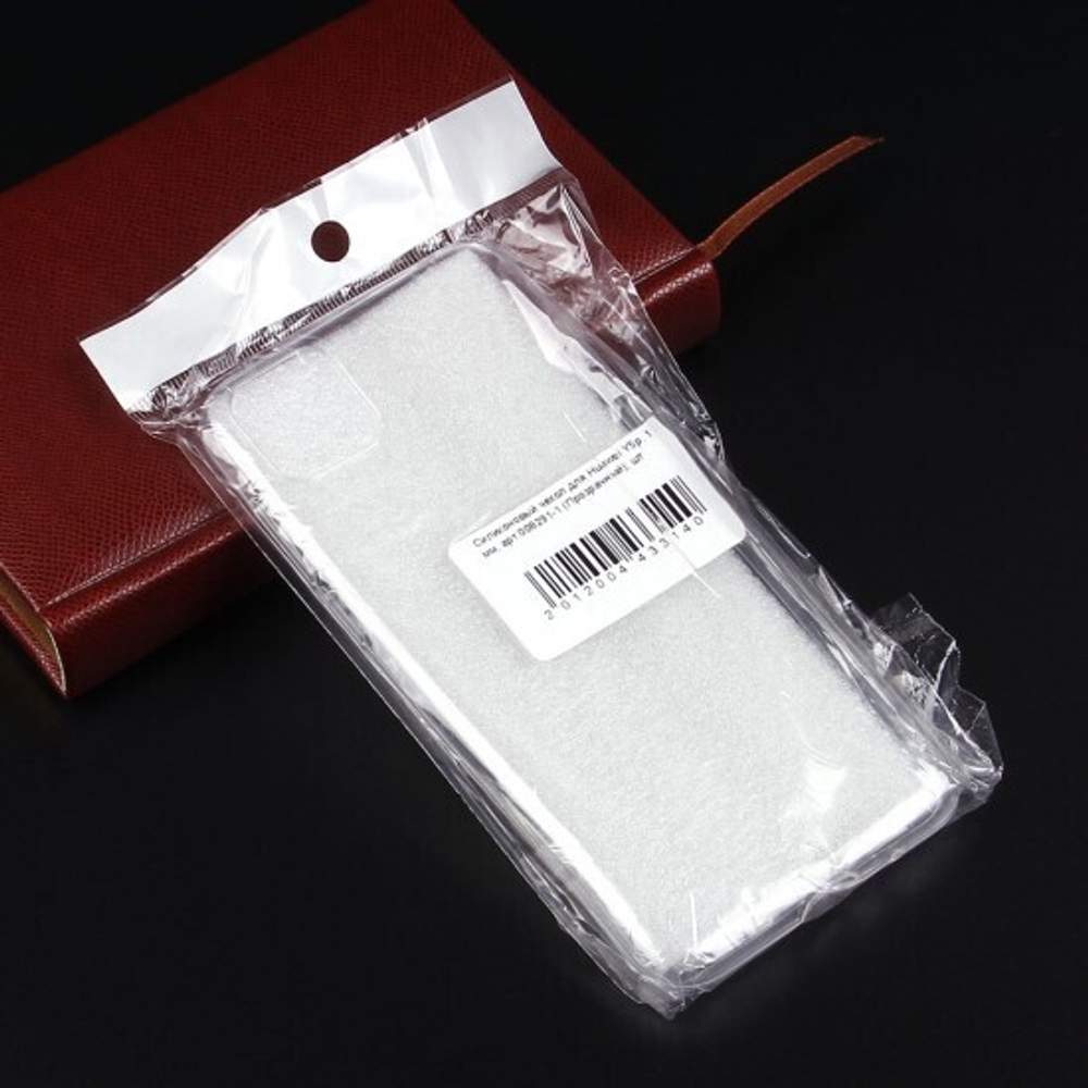 Силиконовый чехол для Huawei Y5p, 1 мм, 008291-1 Прозрачный