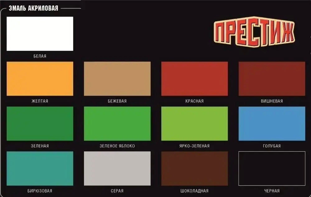 Эмаль для дерева и металла универсальная ПРЕСТИЖ акриловая, без резкого запаха, экологичная, полуглянцевая, СЕРАЯ, 0,9кг