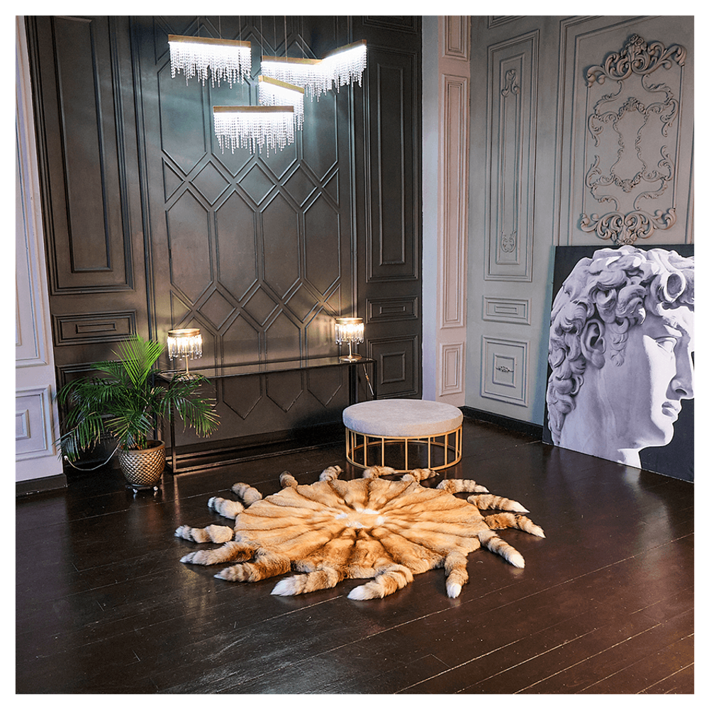 Меховой ковер «Очарование Осени»