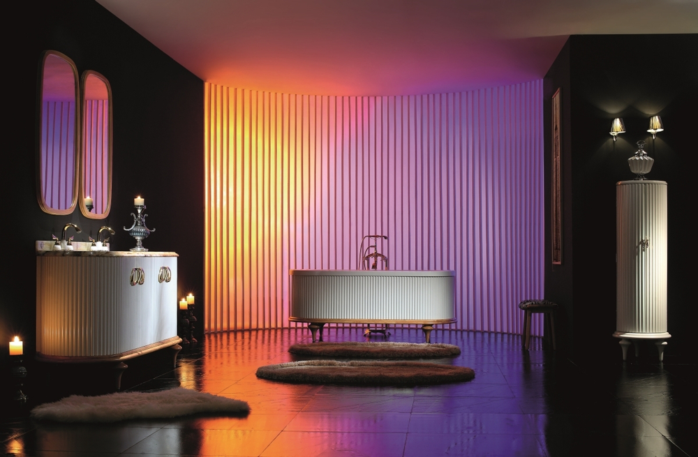 Тумба RIVOLI 180 арт.TS-RI918-C-W/G Белый/Цоколь с ножками золото