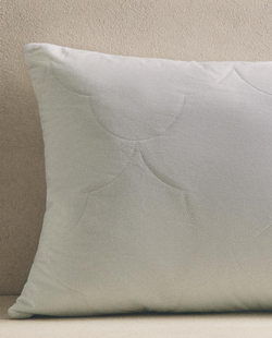 Наволочка Zara Home, хлопок 100%, полиэстер 100%, однотонный, 0065/087