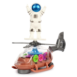 Вертолет на бат. 18см, коробка 8837