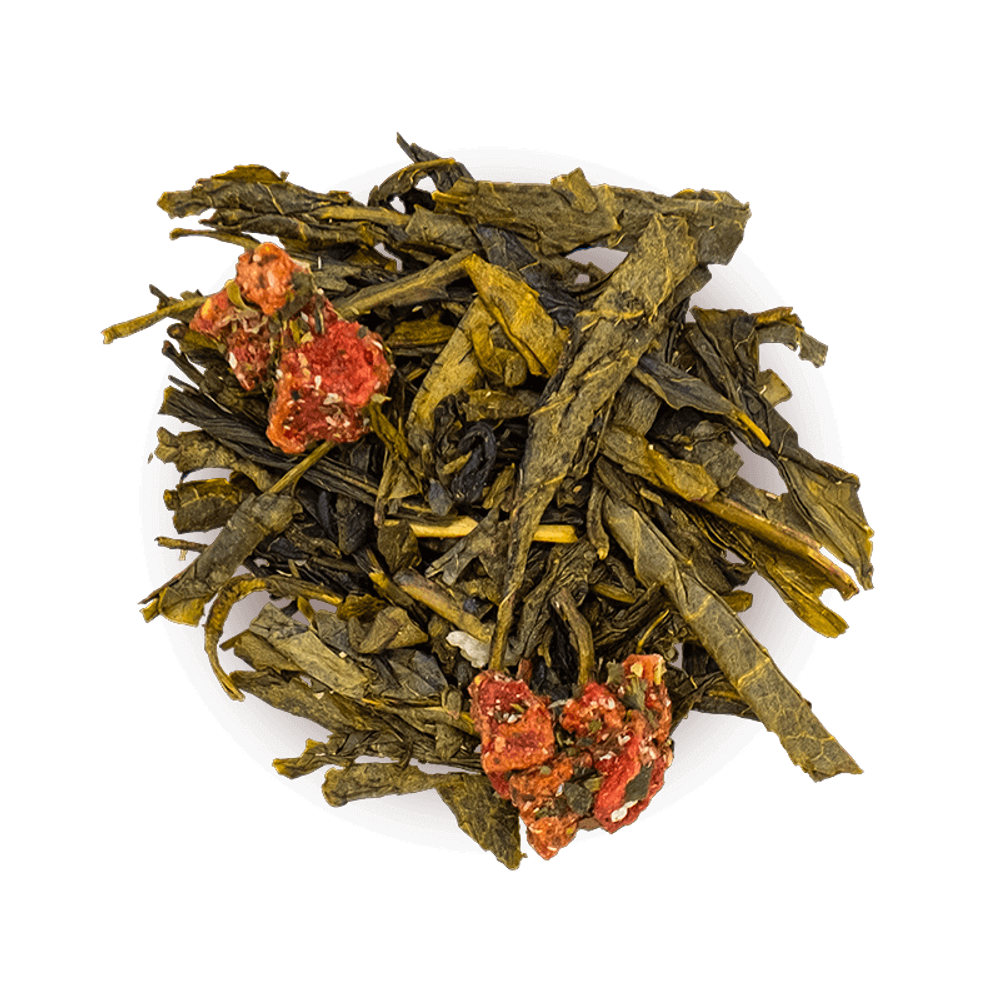 Зелёный чай с добавками