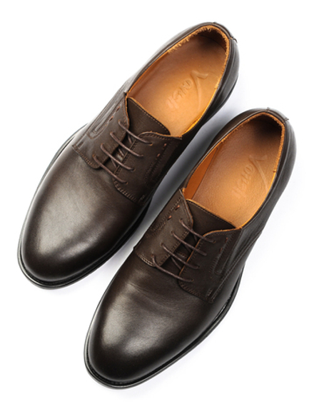 Мужские уставные туфли Vorsh из натуральной кожи, со шнурками, Старлей коричневые, V5932