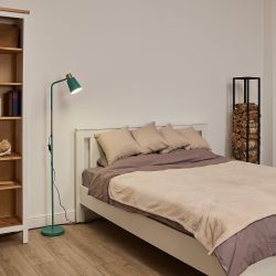 UML-T700 E27 GREEN Торшер напольный под лампу Е27. 40W. с регулировкой наклона. Механический выключатель. Зелёный. ТМ Uniel