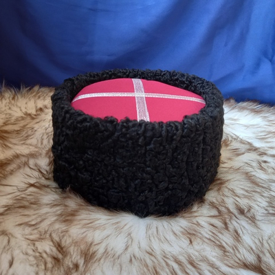 Кубанка донских казаков из натурального черного каракуля (УКМ)