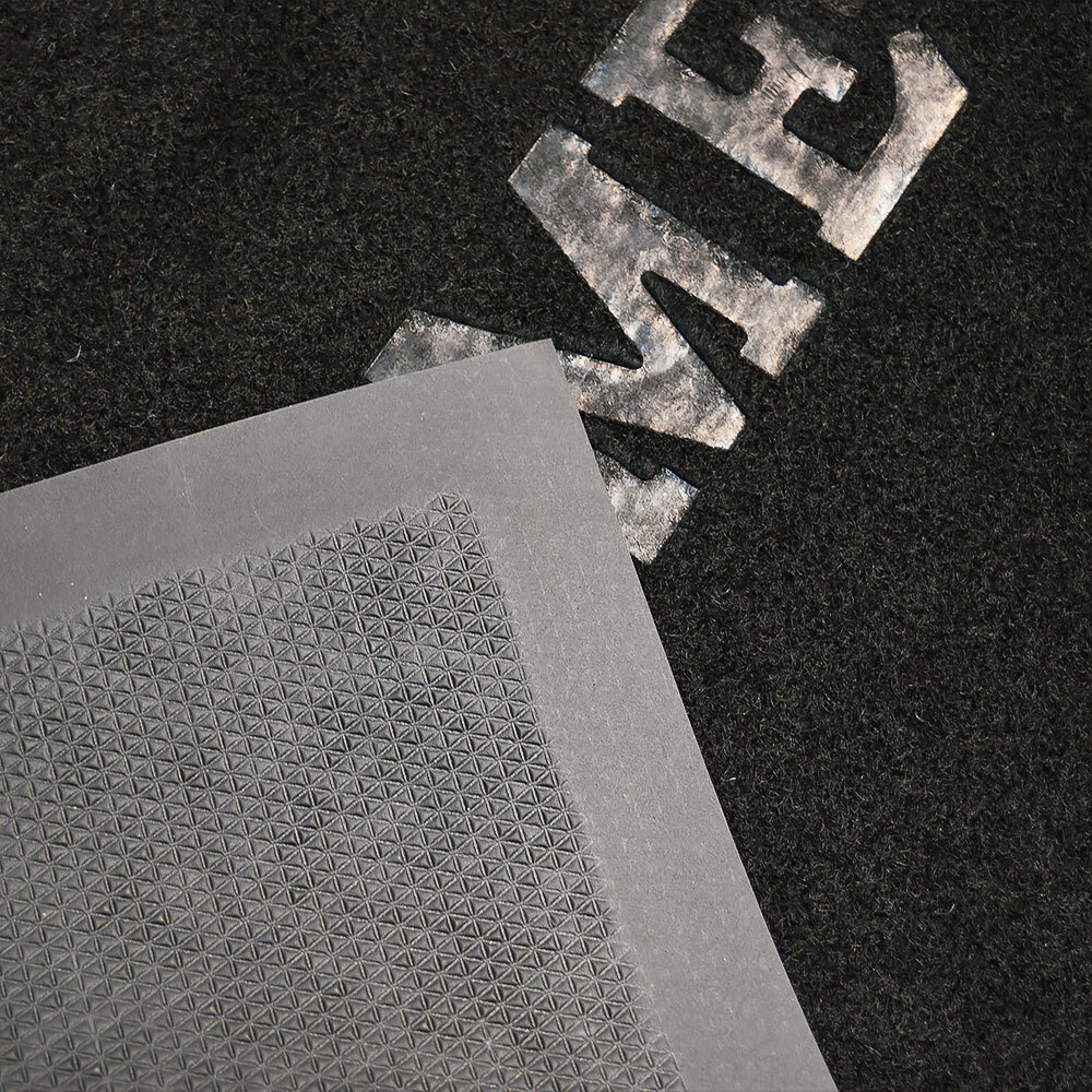 Коврик влаговпитывающий ворсовый 40*60см "Welcome", черный