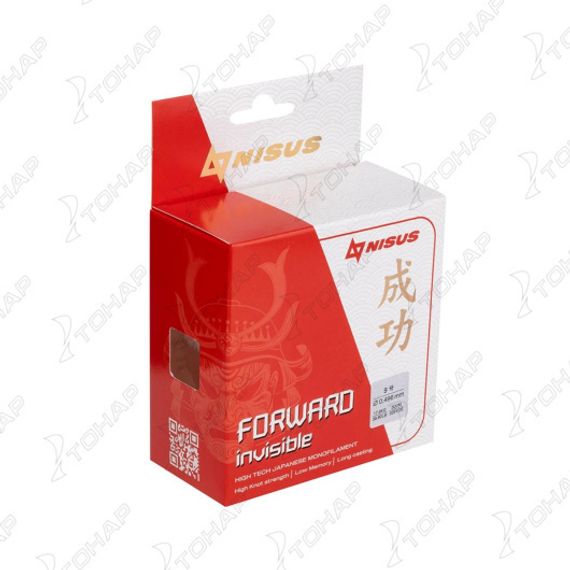 Леска FORWARD Invisible 0,496mm/300m Nylon Transparent (N-FI-0496-300) Nisus