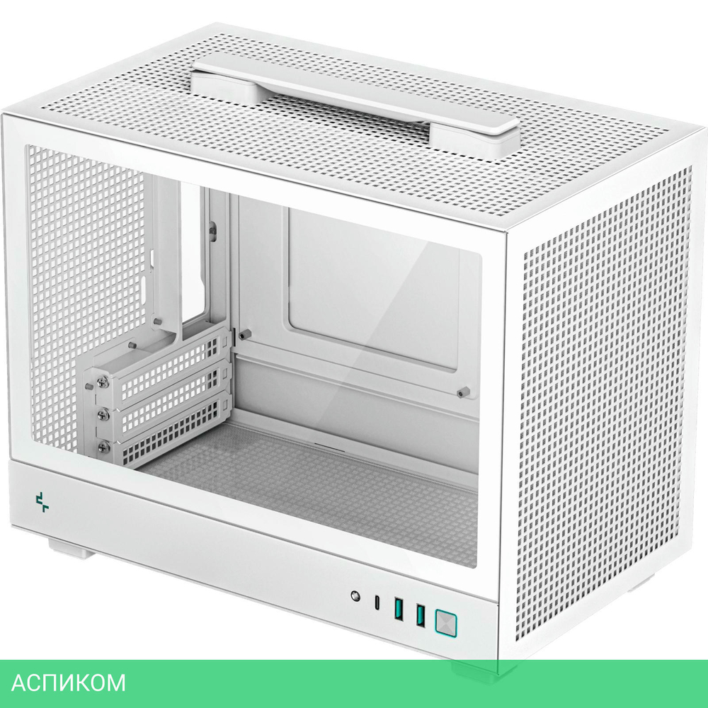 Корпус DeepCool CH160 WH без БП белый (R-CH160-WHNGI0-G-1)