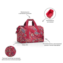 Сумка allrounder l paisley ruby