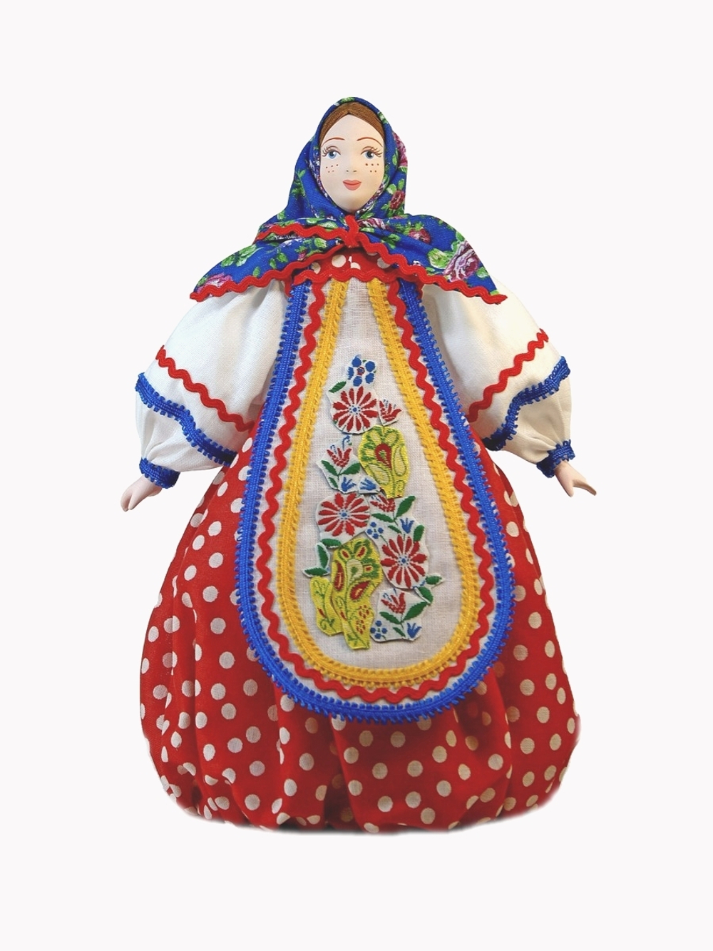 Кукла Матрешка-неваляшка по мотивам традиционной русской игрушки