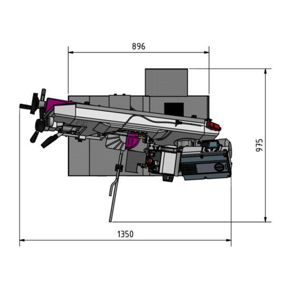 Ленточнопильный отрезной станок Optimum OPTIsaw SD 281V