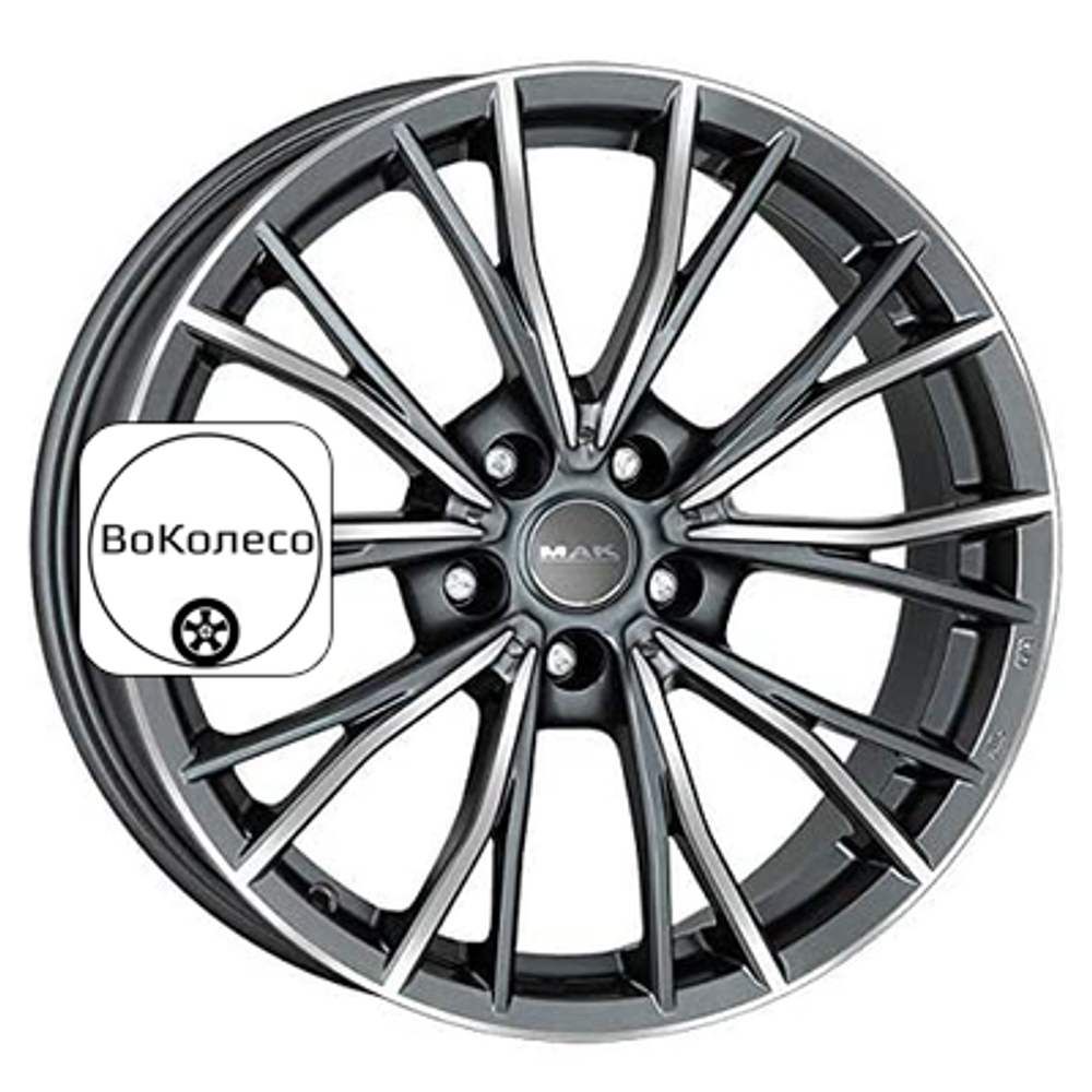 8x17/5x120 ET30 D72,6 Mark Gunmetal Mirror Face MAK