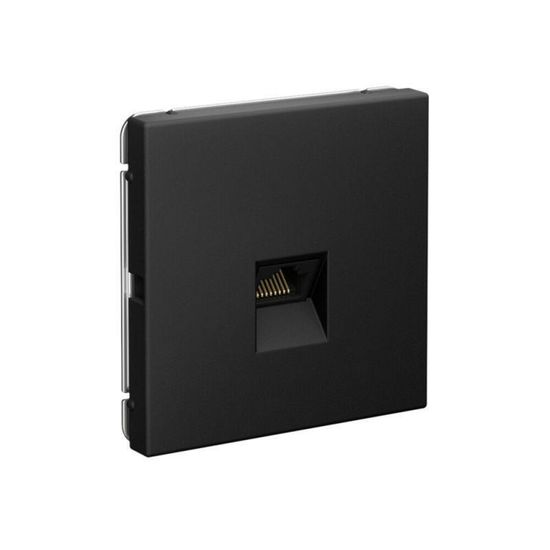 Розетка компьютерная ArtGallery RJ45 кат.6A механизм карбон SE GAL001086