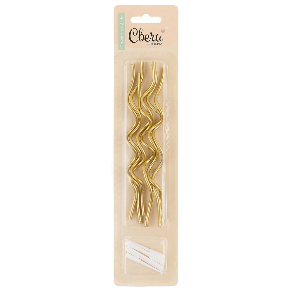 Свечи Коктейльные, Тонкие спирали