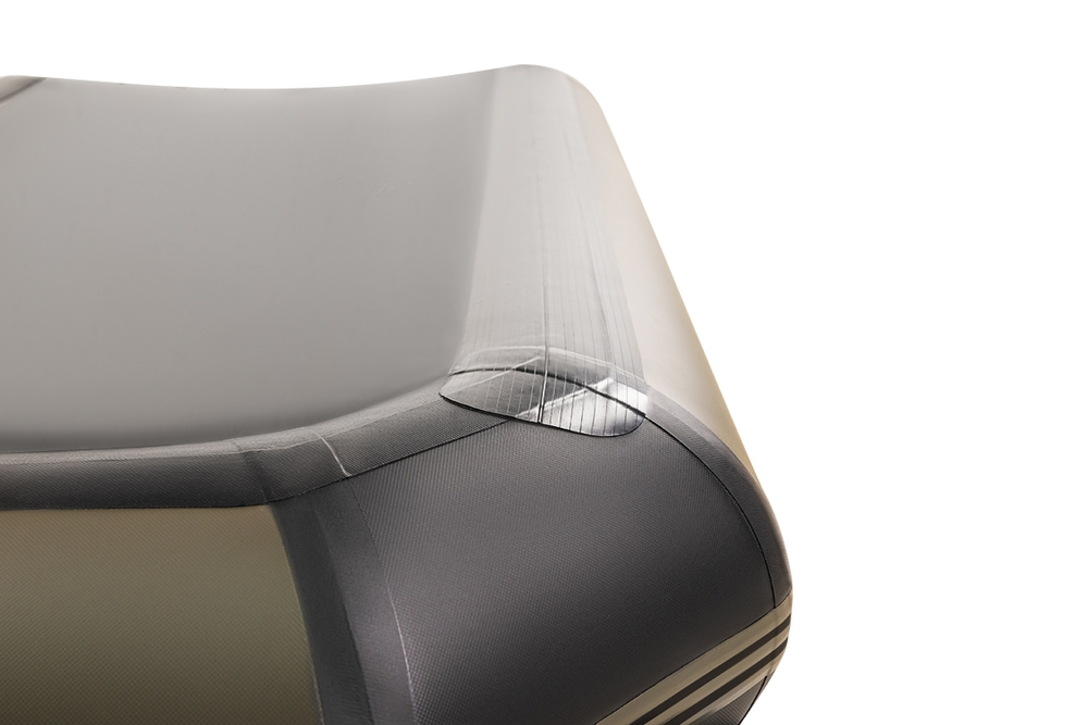 Броня-220 хаки-черный (лодка ПВХ с усилением)