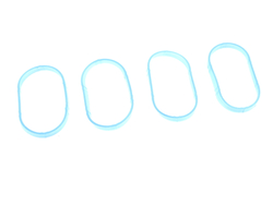 Прокладка коллектора Лада-Ларгус, Logan, Sandero 16 кл. (впускной) комплект 5 шт., силикон (ПТП64)