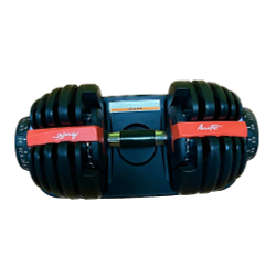 AeroFit AFGRB-24KG гантель регулируемая, вес от 2,5 кг до 24 кг