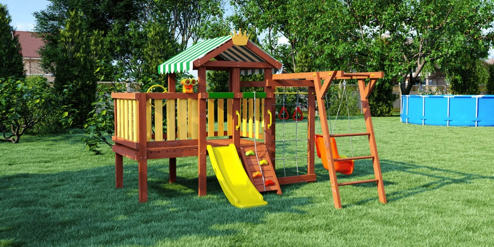 Деревянный игровой комплекс для малышей Baby-2 (play)