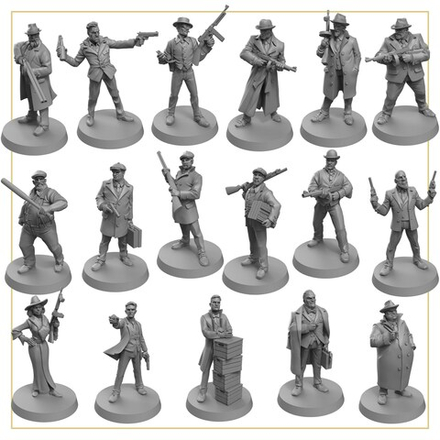 [Предзаказ] Extra set of miniatures - Scarface 1920 core set