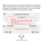 Магнитола для BMW 3-серии (E90) 2005-2012 (врезка по шаблону) - Carmedia HP-B1103FW монитор 12.3" в стиле MERCEDES на Android 11, 8+128Гб, CarPlay, 4G SIM-слот