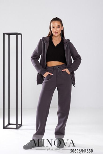 Костюм 680-темно-серый Minova Фото 2