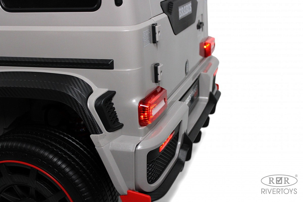 Детский электромобиль RiverToys Z888ZZ GREY/серый