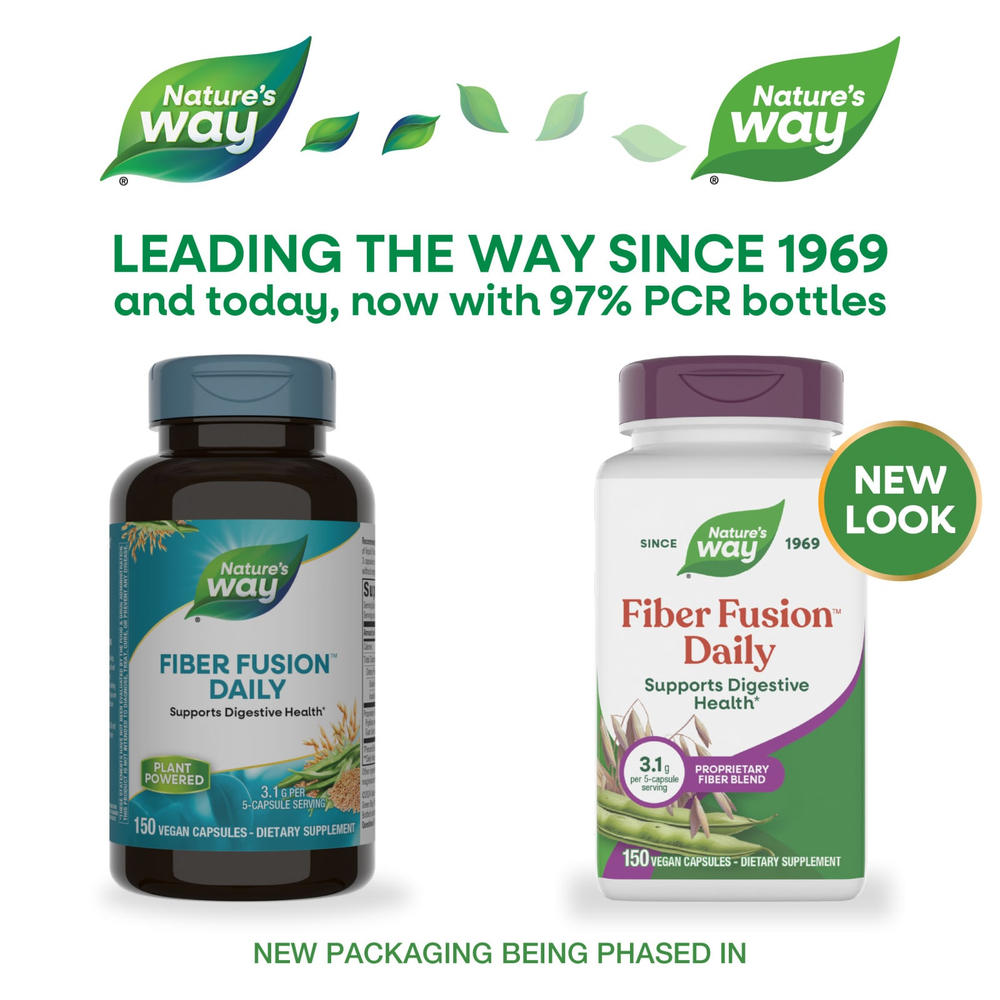 Nature's Way, Fiber Fusion™ Daily, 150 веганских капсул