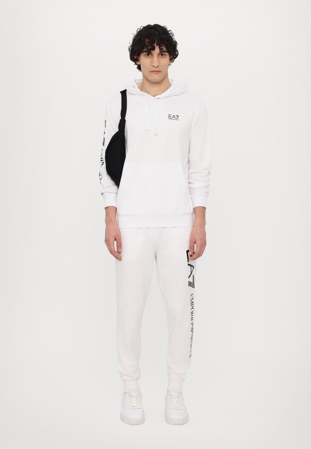 EA7 Emporio Armani UNISEX - Толстовка с капюшоном - Чёрный