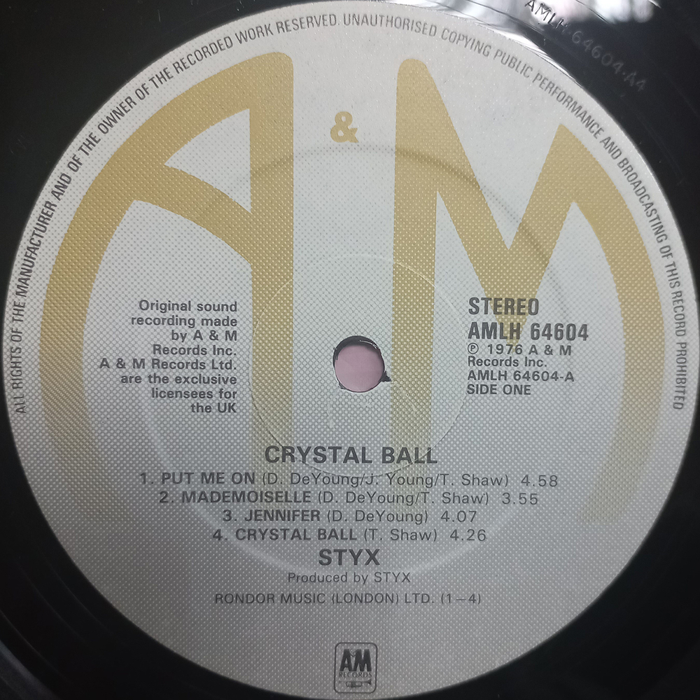 Styx / Crystal Ball (LP)
