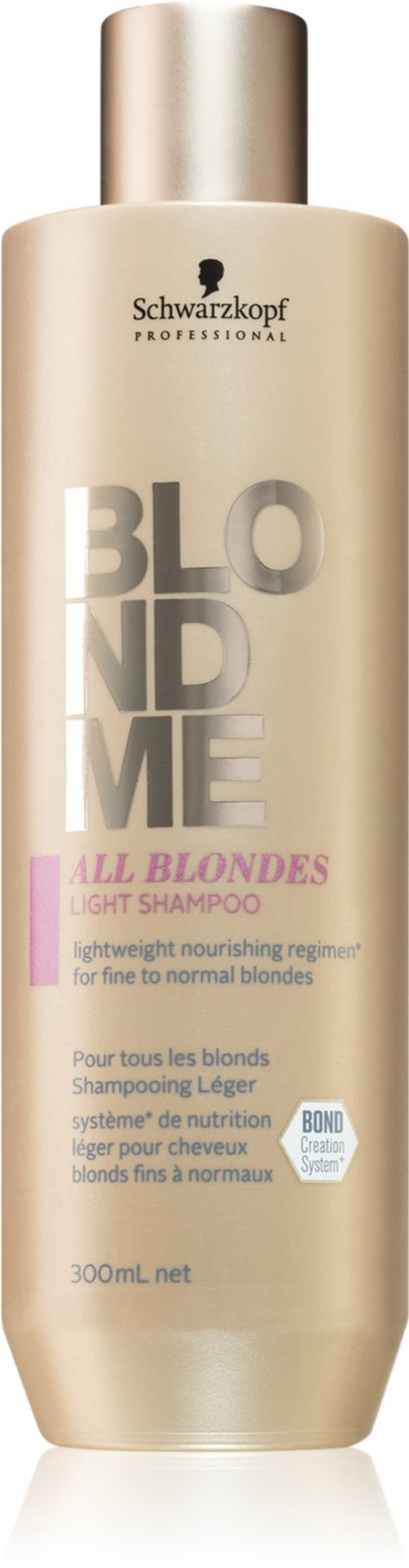 Schwarzkopf Professional Blondme All Blondes Light - питательный шампунь для нормальных и деликатных волос /   300  ml  / GTIN 4045787636055