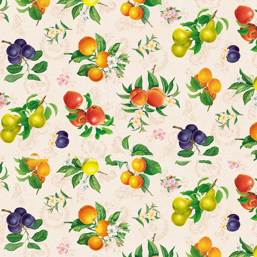 Клеенка столовая нетканая основа 20м Мажор 135см, 638/2