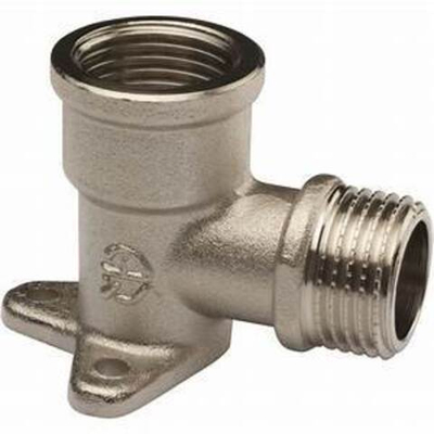 Уголок с настенным креплением (водорозетка) 1/2"x1/2", (вн-вн), 2388 AQUALINK