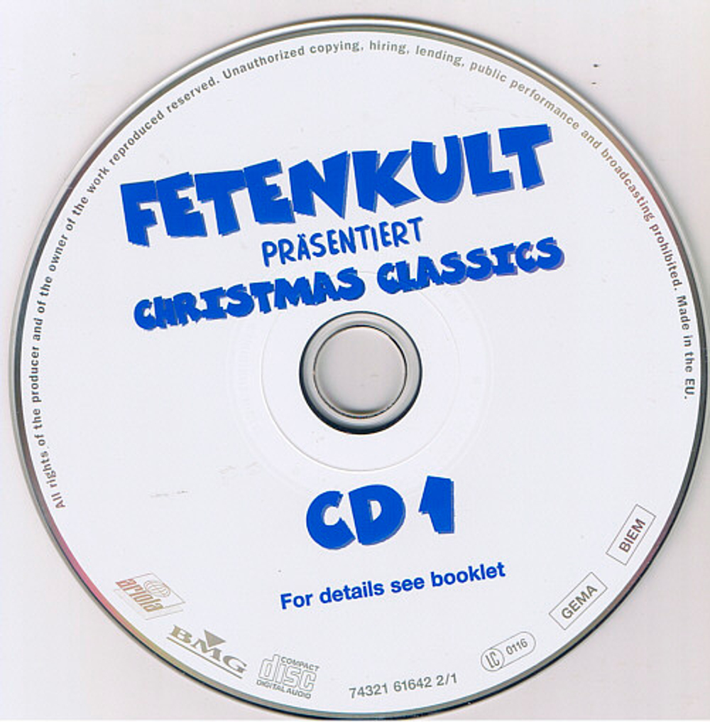 Сборник / Fetenkult Christmas Classics (2CD)