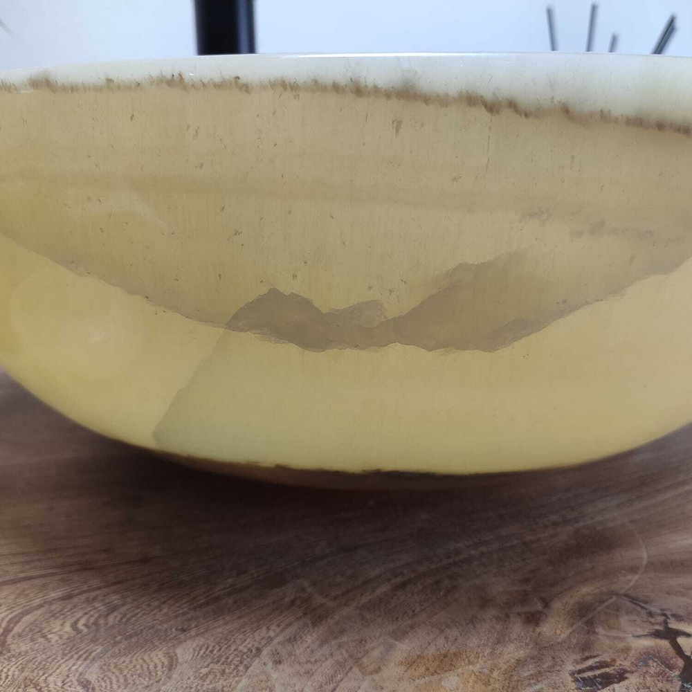 Раковина из оникса Bowl Yellow TinLip BO-60975 40*40*15