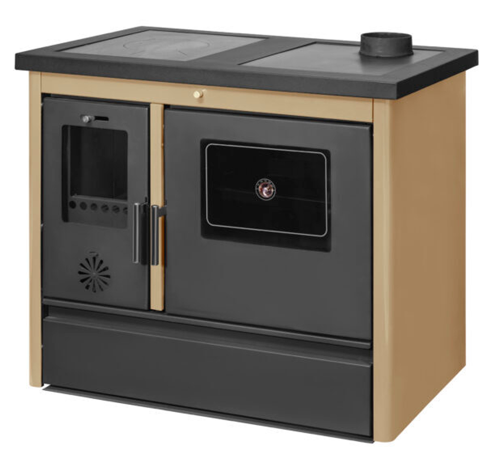 Печь отопительно-варочная со встроенной духовкой Hosseven 4050 LOTUS KLASSIC