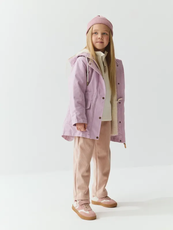 Парка демисезонная на меху 