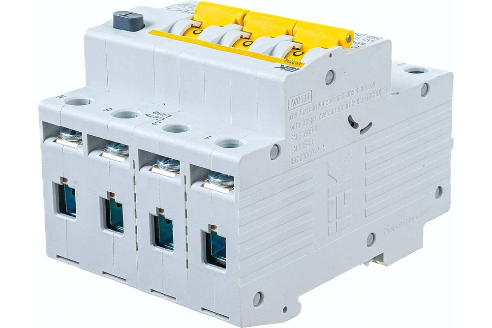 Автоматический выключатель дифференциального тока АВДТ34 C25 100мА IEK