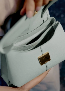 POLENE СУМКА MOKKI MINI, ЦВЕТ МОРСКОЙ ВОЛНЫ