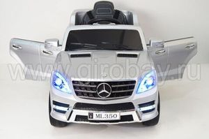 Детский электромобиль River Toys MERCEDES-BENZ ML350 серебристый