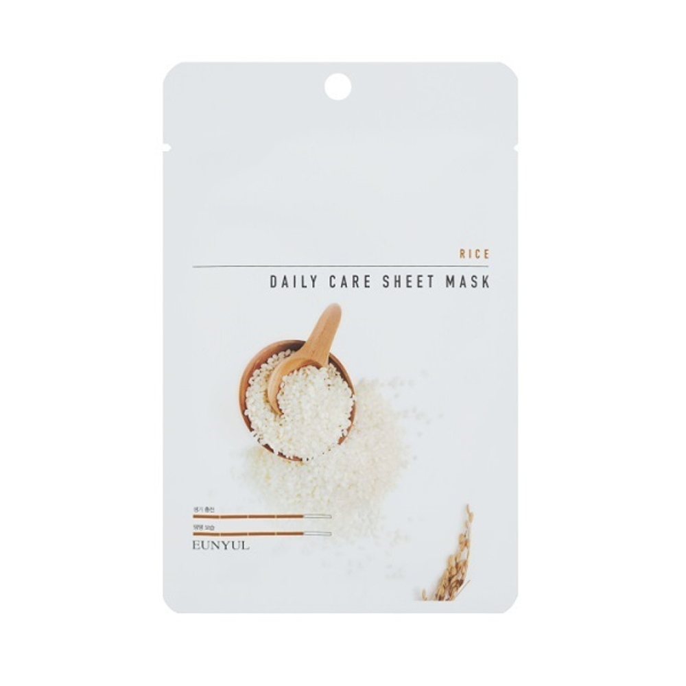 Маска для лица с экстрактом риса Eunyul Rice Daily Care Sheet Mask