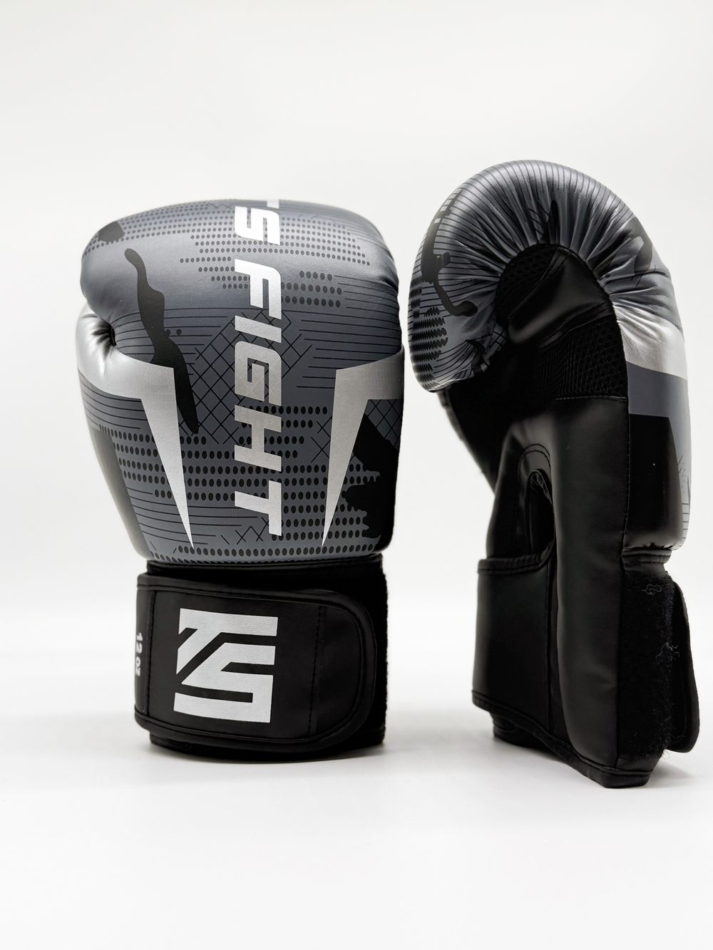 Перчатки для бокса Tomorrow Star Shadow Black Gray