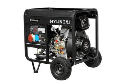 Дизельный генератор (5.5 кВт) HYUNDAI DHY 6000LE-3
