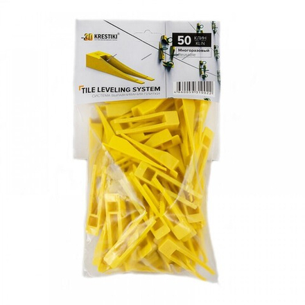 Клин 3Д+СВП  желтый(50шт)