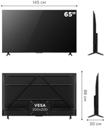 Телевизор TCL 65V6C 165 см черный
