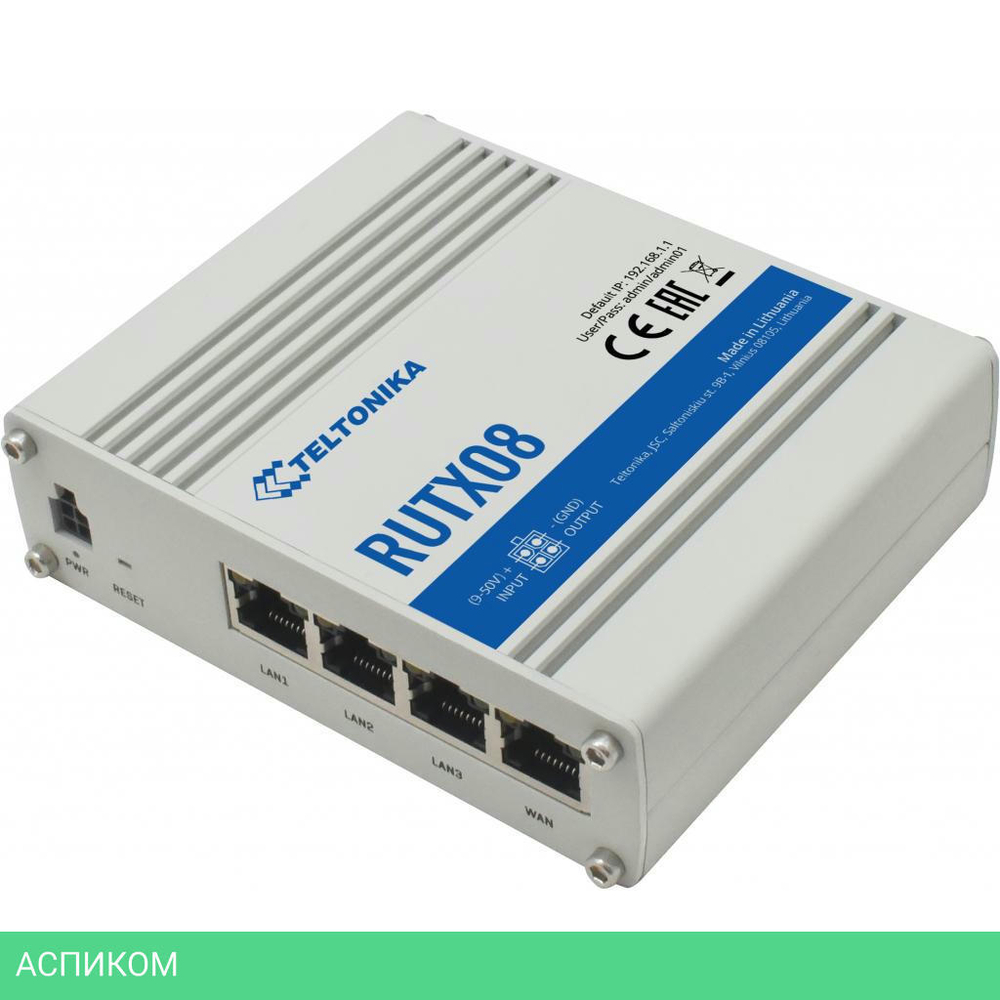 Маршрутизатор Teltonika RUTX08 (RUTX080100)