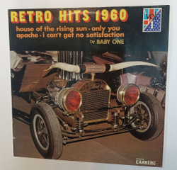 Винтажная виниловая пластинка LP Сборник Baby One RETRO HITS 1960 vol. 1 (France 1974)